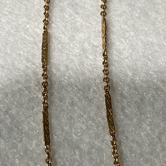 14K Yellow Gold Rare Herringbone & Chain Link Bracelet🦋Firm Price - Picture 2 of 4